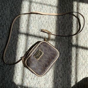 Michael Kors logo print cross body